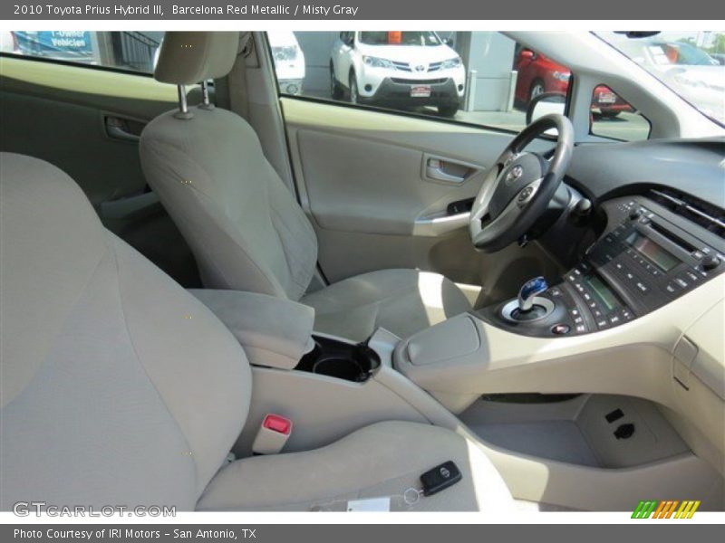 Barcelona Red Metallic / Misty Gray 2010 Toyota Prius Hybrid III