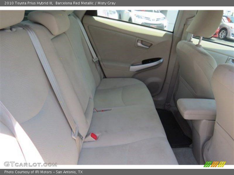 Barcelona Red Metallic / Misty Gray 2010 Toyota Prius Hybrid III