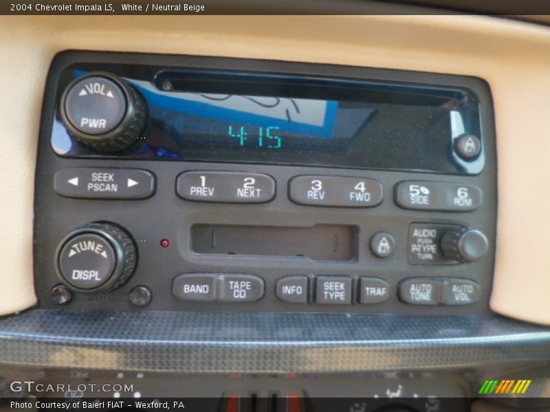 White / Neutral Beige 2004 Chevrolet Impala LS