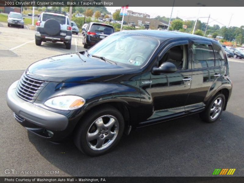 Black / Taupe/Pearl Beige 2001 Chrysler PT Cruiser Limited