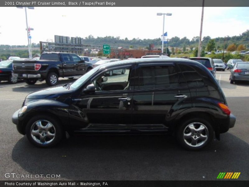 Black / Taupe/Pearl Beige 2001 Chrysler PT Cruiser Limited