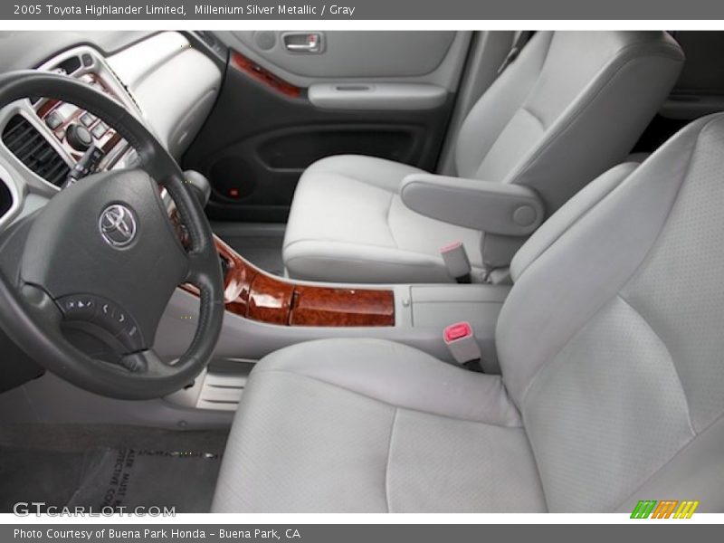 Millenium Silver Metallic / Gray 2005 Toyota Highlander Limited
