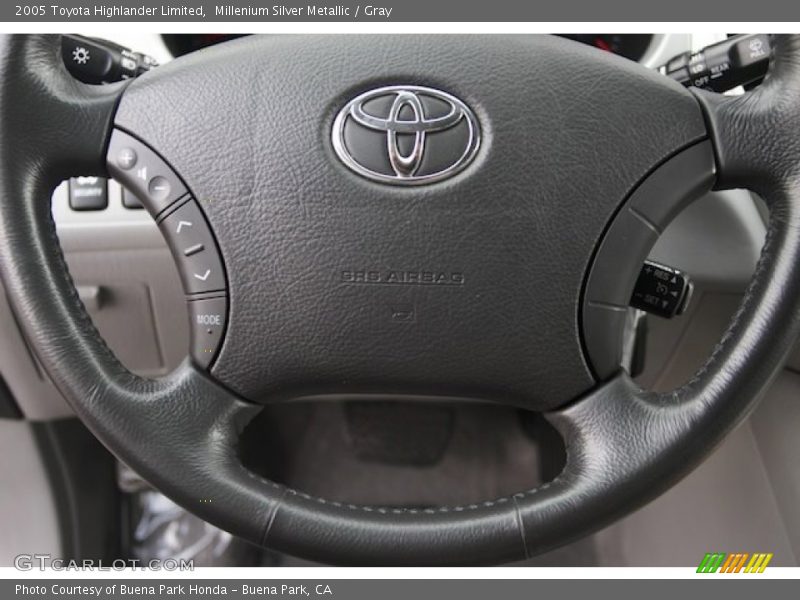 Millenium Silver Metallic / Gray 2005 Toyota Highlander Limited