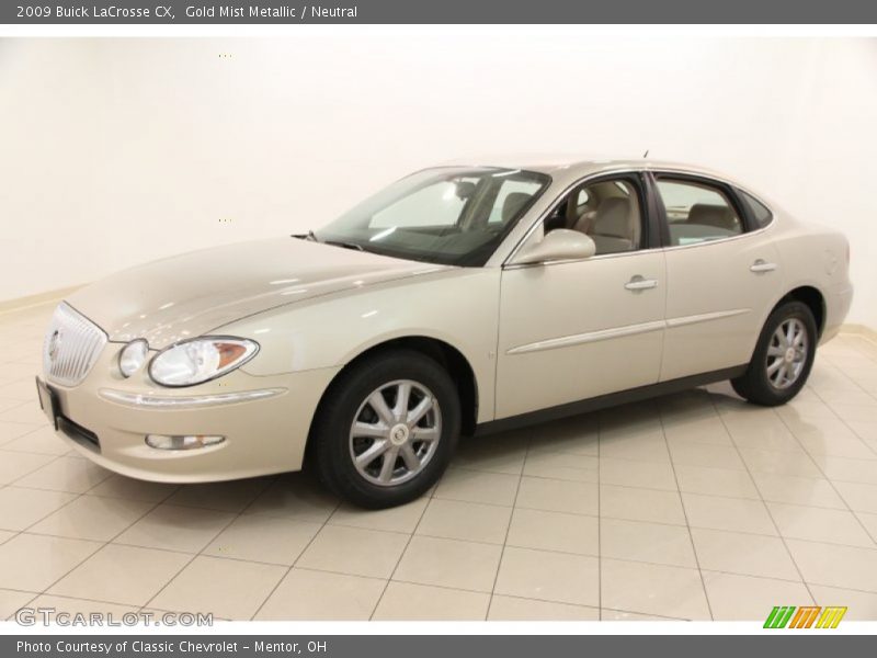 Gold Mist Metallic / Neutral 2009 Buick LaCrosse CX