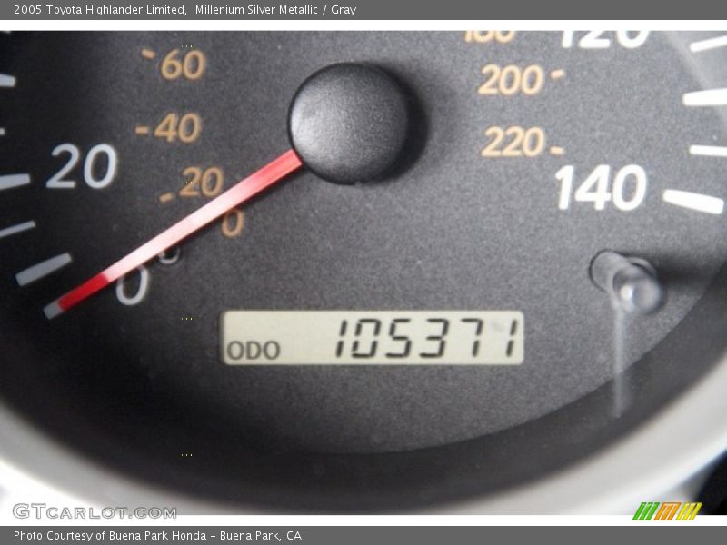Millenium Silver Metallic / Gray 2005 Toyota Highlander Limited