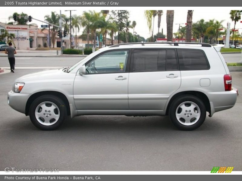 Millenium Silver Metallic / Gray 2005 Toyota Highlander Limited