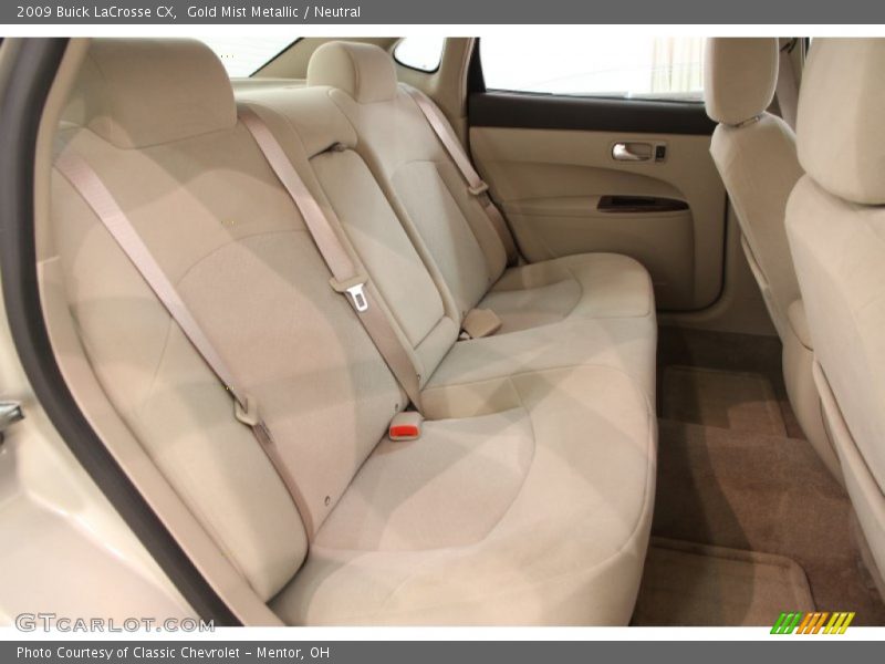 Gold Mist Metallic / Neutral 2009 Buick LaCrosse CX