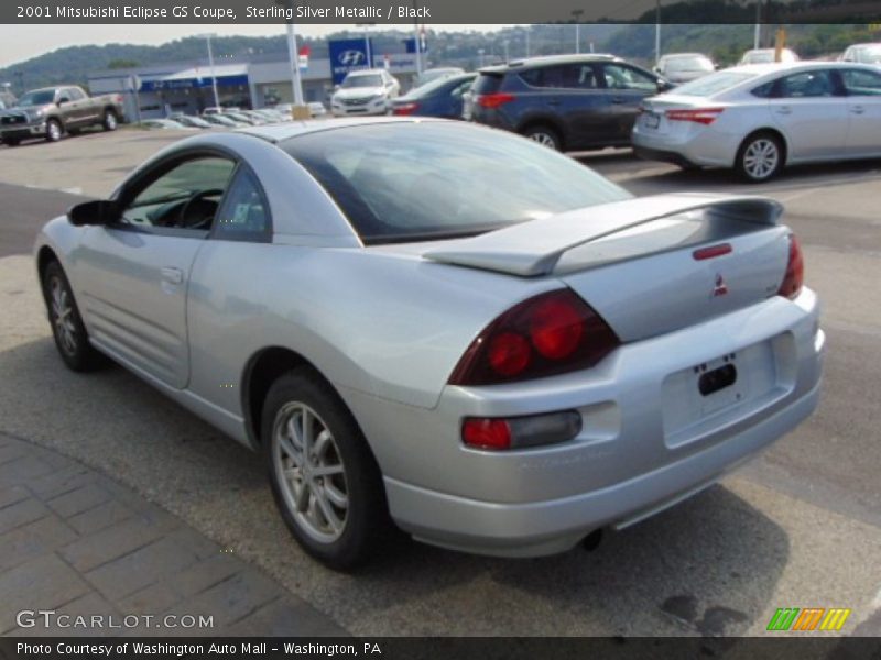 Sterling Silver Metallic / Black 2001 Mitsubishi Eclipse GS Coupe