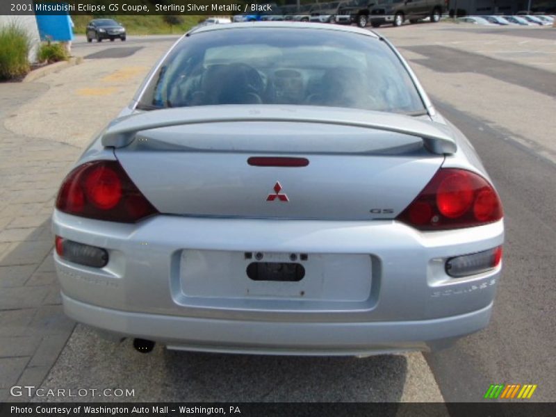 Sterling Silver Metallic / Black 2001 Mitsubishi Eclipse GS Coupe