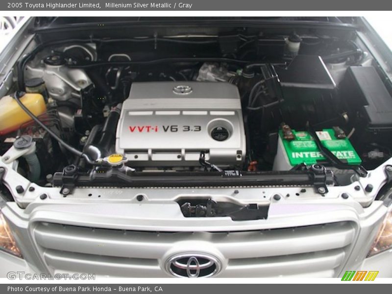 Millenium Silver Metallic / Gray 2005 Toyota Highlander Limited