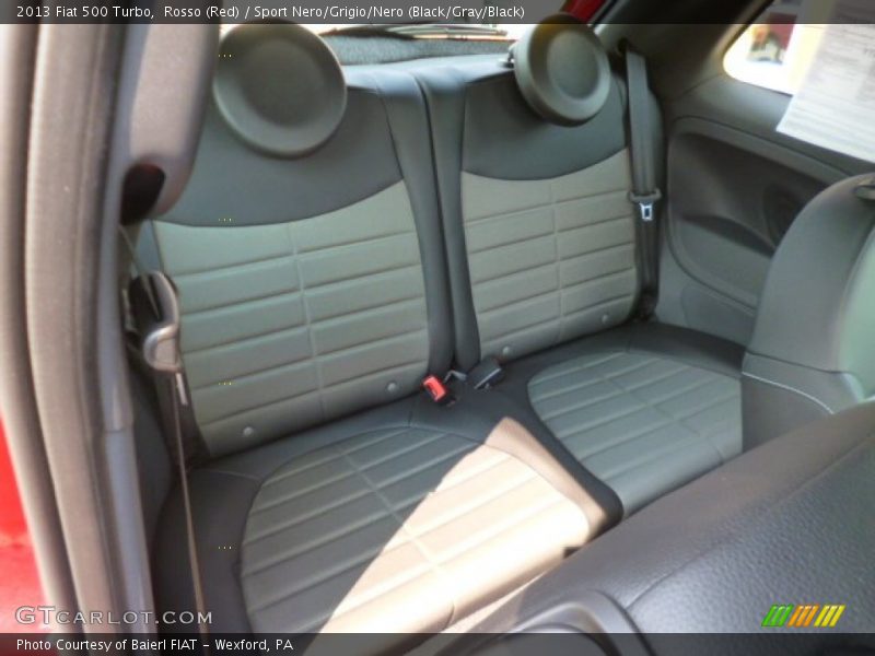 Rosso (Red) / Sport Nero/Grigio/Nero (Black/Gray/Black) 2013 Fiat 500 Turbo