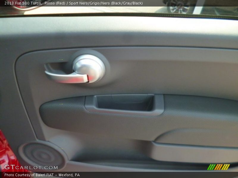 Rosso (Red) / Sport Nero/Grigio/Nero (Black/Gray/Black) 2013 Fiat 500 Turbo