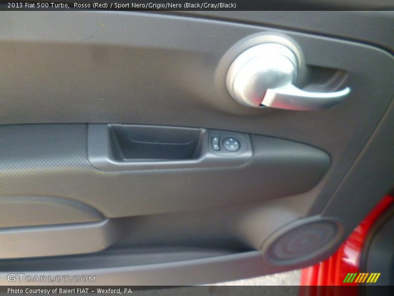 Rosso (Red) / Sport Nero/Grigio/Nero (Black/Gray/Black) 2013 Fiat 500 Turbo