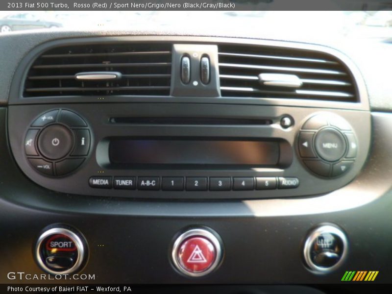 Rosso (Red) / Sport Nero/Grigio/Nero (Black/Gray/Black) 2013 Fiat 500 Turbo