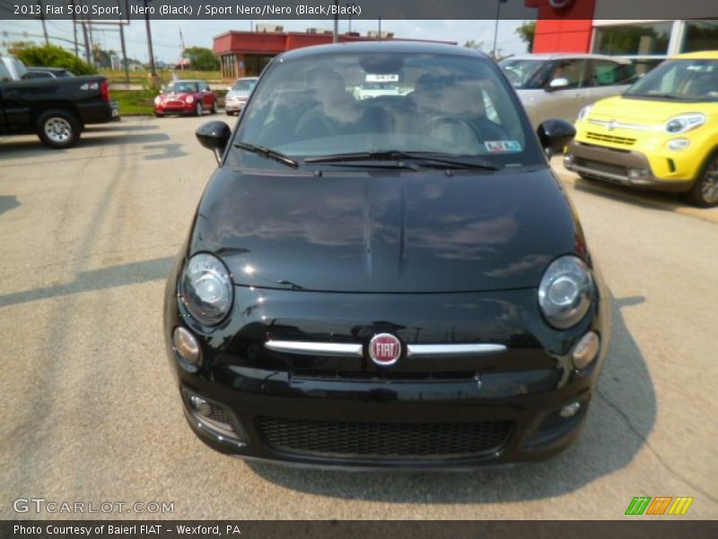 Nero (Black) / Sport Nero/Nero (Black/Black) 2013 Fiat 500 Sport