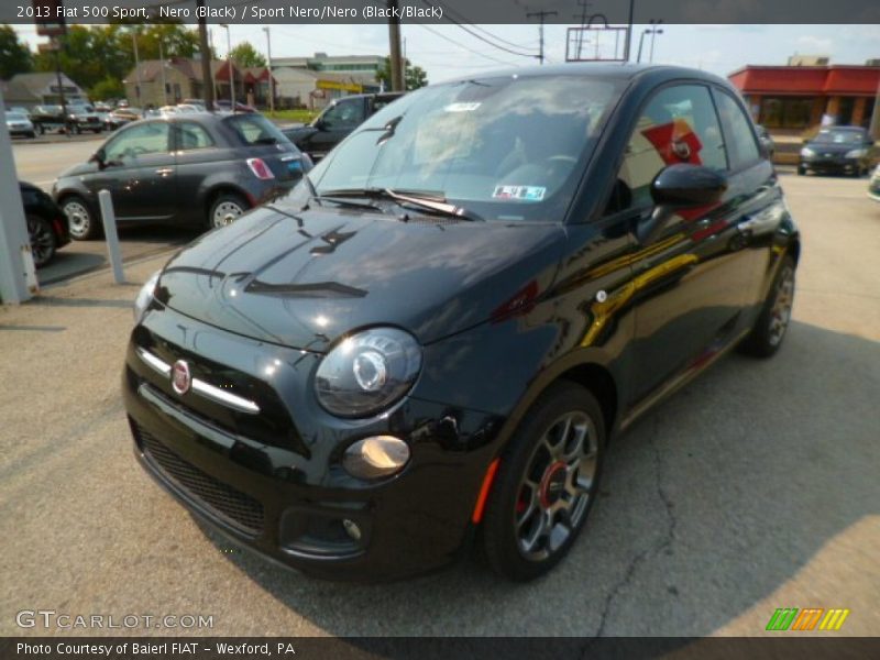 Nero (Black) / Sport Nero/Nero (Black/Black) 2013 Fiat 500 Sport