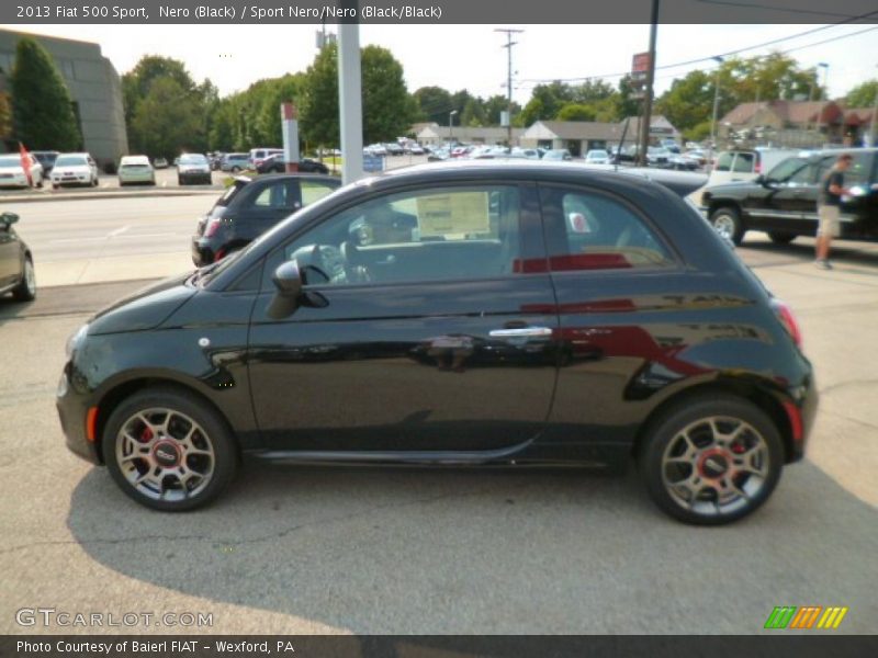 Nero (Black) / Sport Nero/Nero (Black/Black) 2013 Fiat 500 Sport