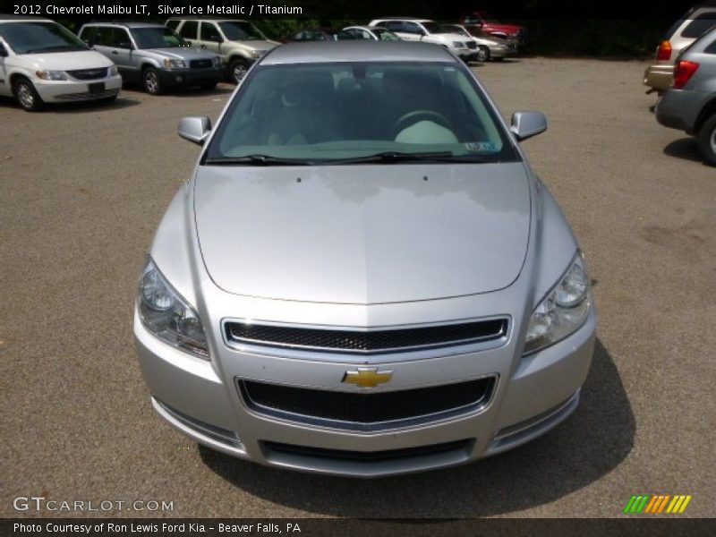 Silver Ice Metallic / Titanium 2012 Chevrolet Malibu LT