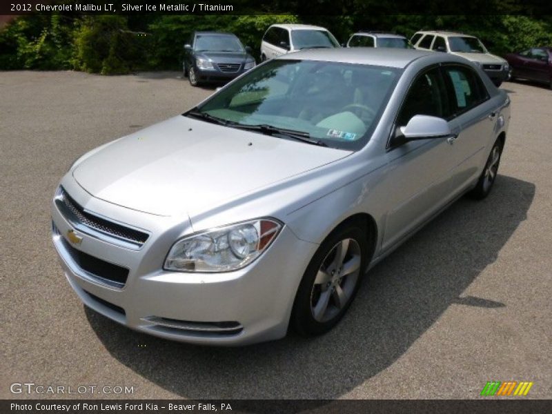 Silver Ice Metallic / Titanium 2012 Chevrolet Malibu LT