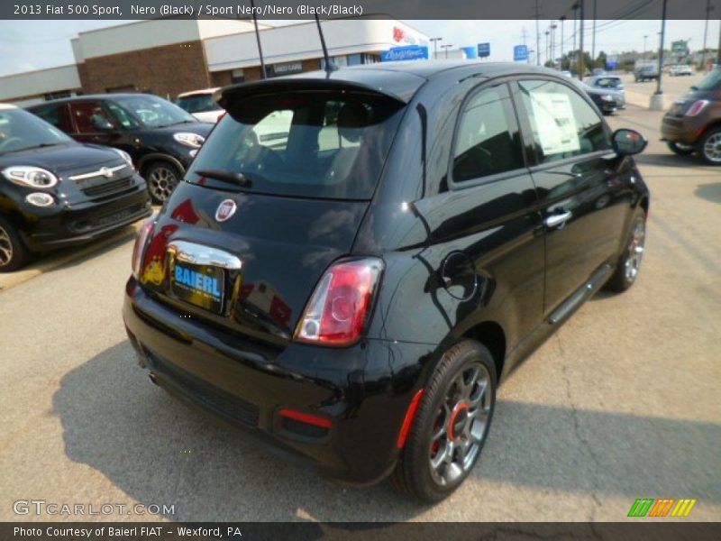 Nero (Black) / Sport Nero/Nero (Black/Black) 2013 Fiat 500 Sport