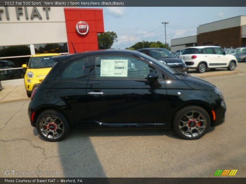 Nero (Black) / Sport Nero/Nero (Black/Black) 2013 Fiat 500 Sport
