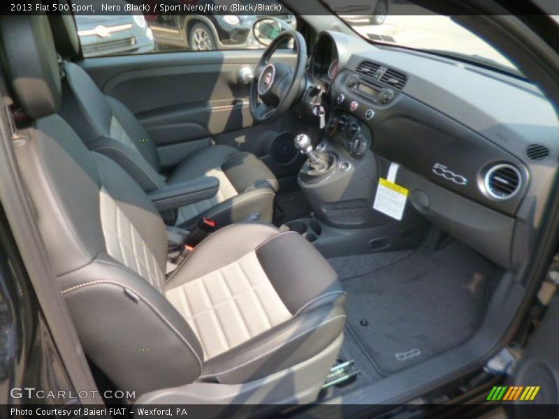 Nero (Black) / Sport Nero/Nero (Black/Black) 2013 Fiat 500 Sport