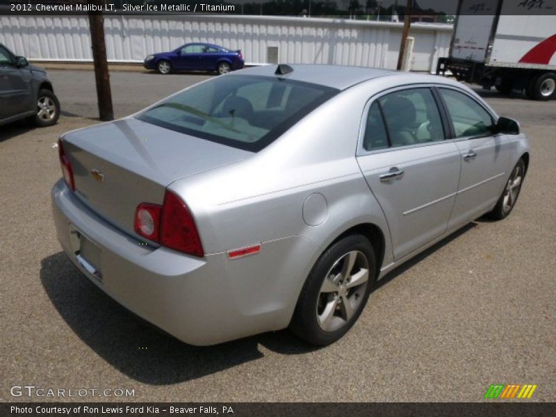 Silver Ice Metallic / Titanium 2012 Chevrolet Malibu LT