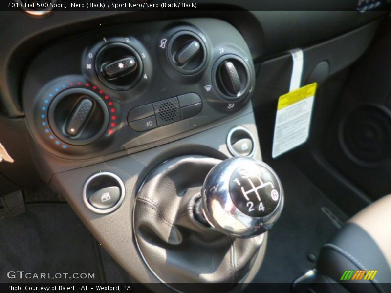 Nero (Black) / Sport Nero/Nero (Black/Black) 2013 Fiat 500 Sport