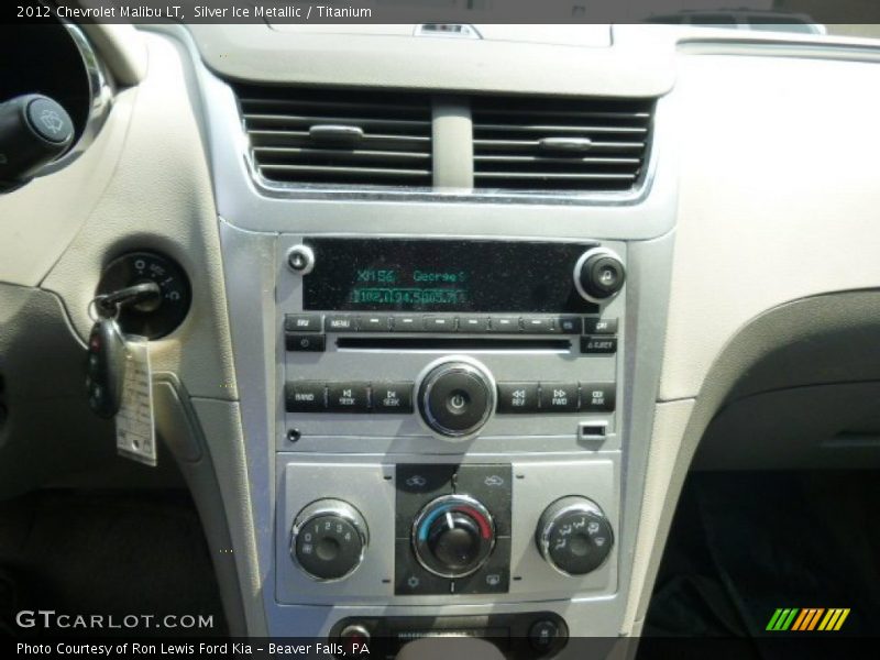 Silver Ice Metallic / Titanium 2012 Chevrolet Malibu LT