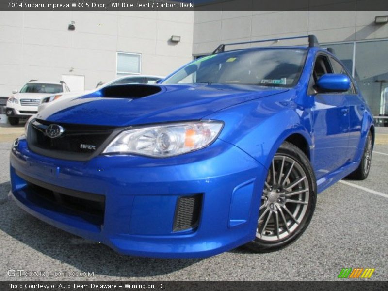 WR Blue Pearl / Carbon Black 2014 Subaru Impreza WRX 5 Door