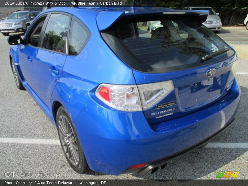 WR Blue Pearl / Carbon Black 2014 Subaru Impreza WRX 5 Door