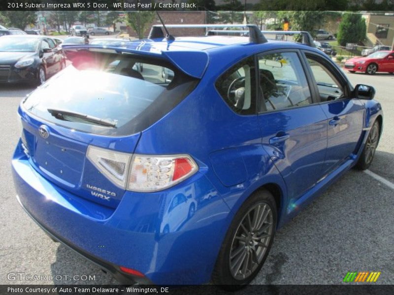 WR Blue Pearl / Carbon Black 2014 Subaru Impreza WRX 5 Door