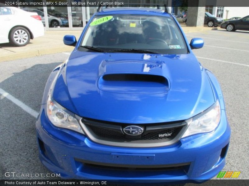 WR Blue Pearl / Carbon Black 2014 Subaru Impreza WRX 5 Door