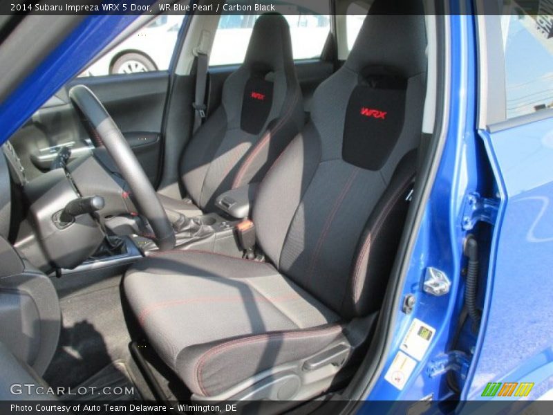 WR Blue Pearl / Carbon Black 2014 Subaru Impreza WRX 5 Door