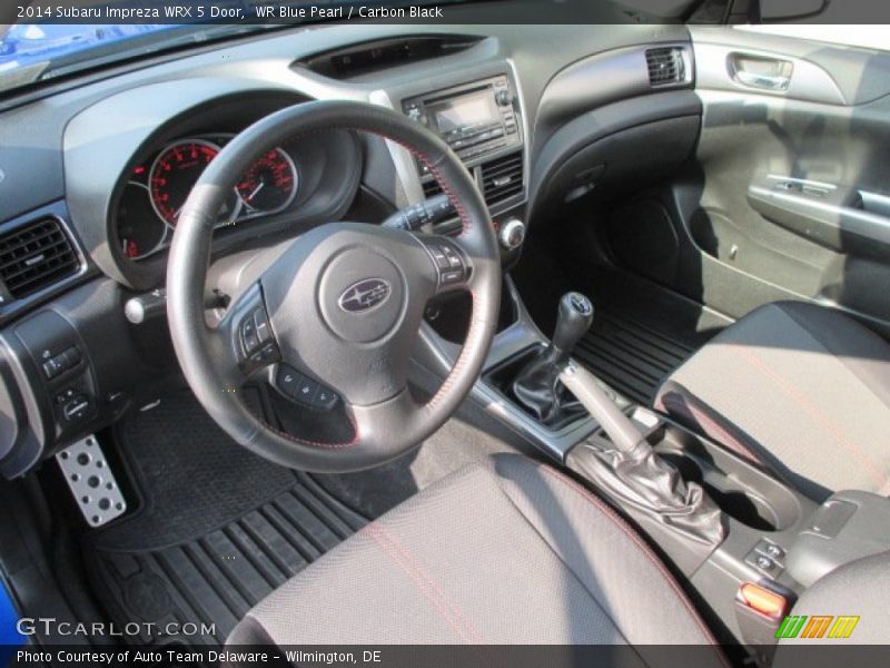WR Blue Pearl / Carbon Black 2014 Subaru Impreza WRX 5 Door