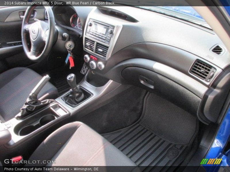 WR Blue Pearl / Carbon Black 2014 Subaru Impreza WRX 5 Door