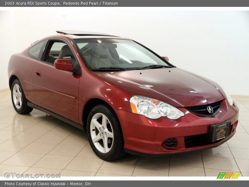 Redondo Red Pearl / Titanium 2003 Acura RSX Sports Coupe