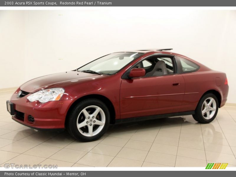 Redondo Red Pearl / Titanium 2003 Acura RSX Sports Coupe