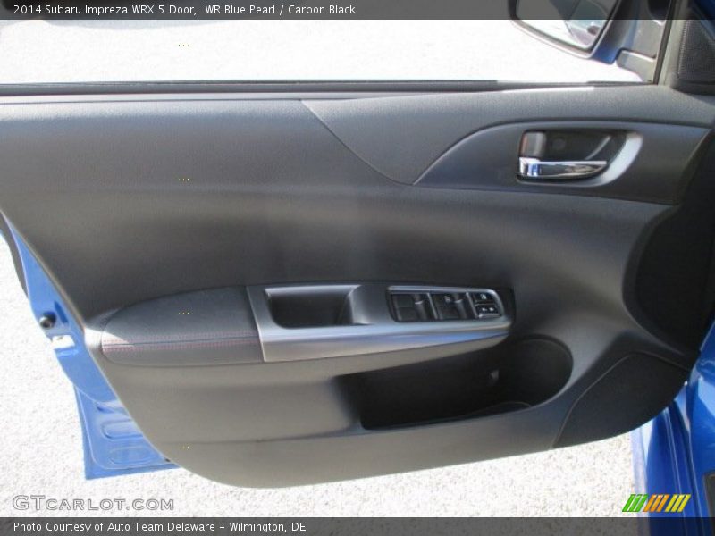 WR Blue Pearl / Carbon Black 2014 Subaru Impreza WRX 5 Door