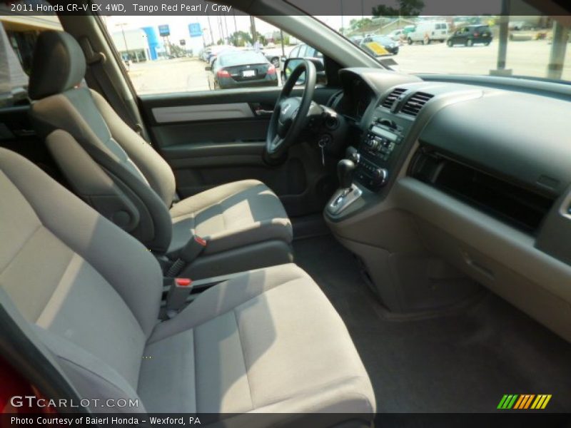 Tango Red Pearl / Gray 2011 Honda CR-V EX 4WD