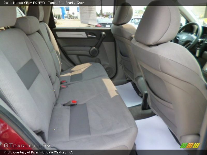 Tango Red Pearl / Gray 2011 Honda CR-V EX 4WD