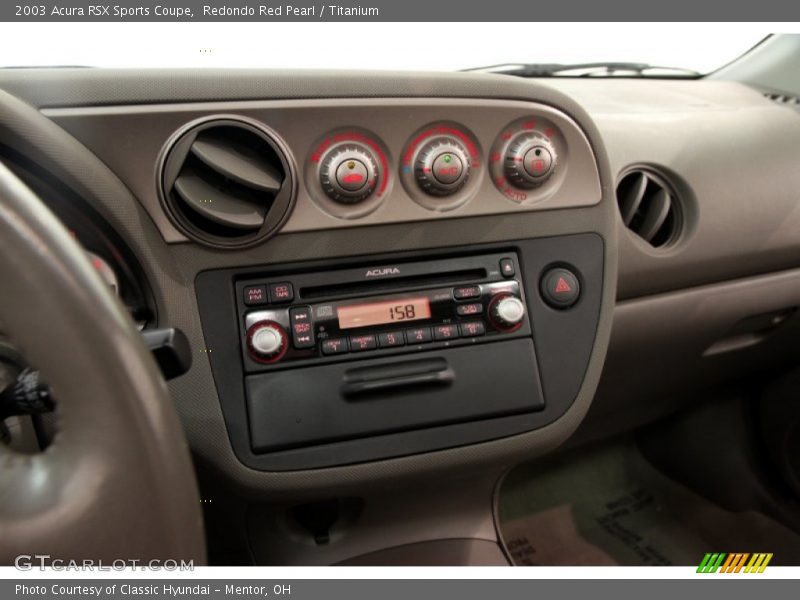 Redondo Red Pearl / Titanium 2003 Acura RSX Sports Coupe