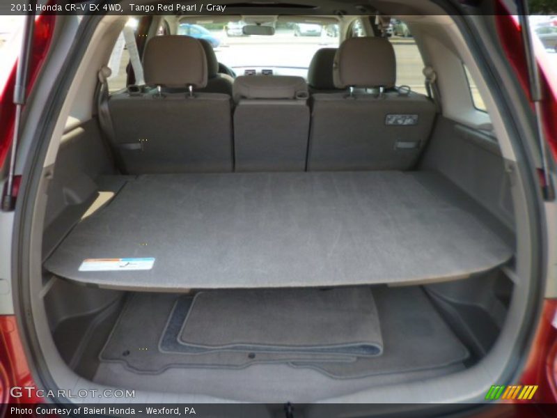 Tango Red Pearl / Gray 2011 Honda CR-V EX 4WD