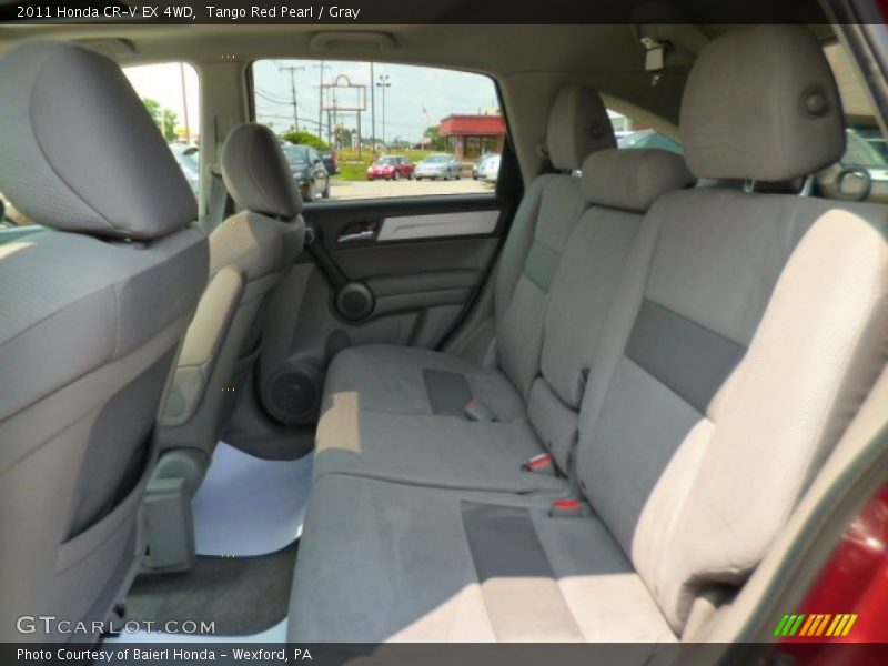 Tango Red Pearl / Gray 2011 Honda CR-V EX 4WD