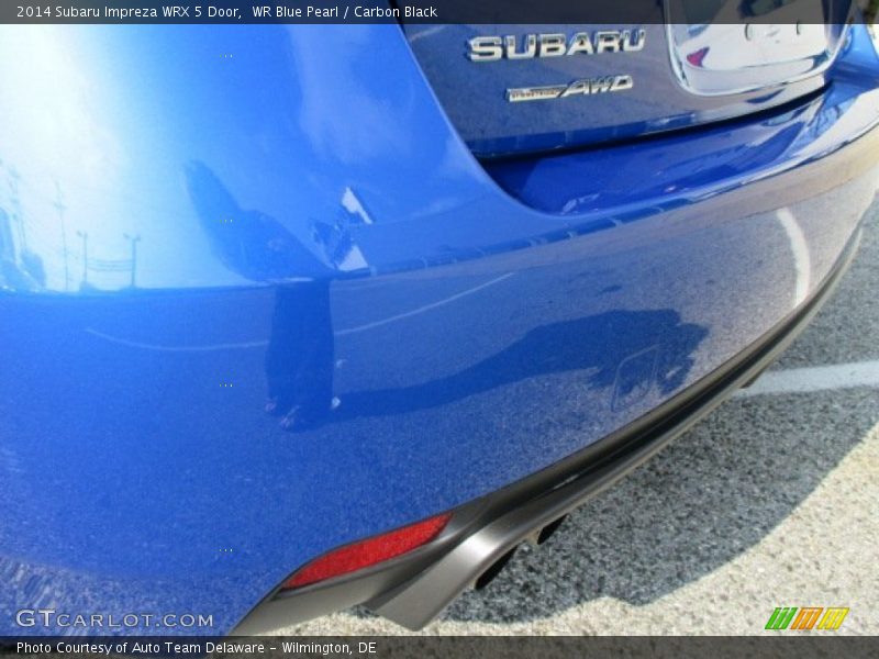 WR Blue Pearl / Carbon Black 2014 Subaru Impreza WRX 5 Door