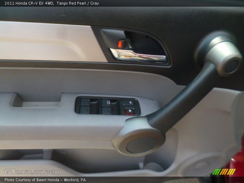 Tango Red Pearl / Gray 2011 Honda CR-V EX 4WD