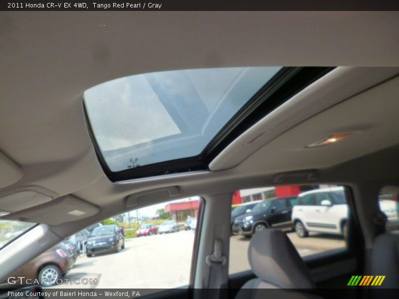 Tango Red Pearl / Gray 2011 Honda CR-V EX 4WD