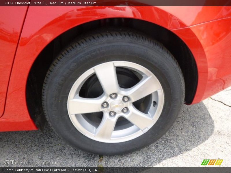 Red Hot / Medium Titanium 2014 Chevrolet Cruze LT
