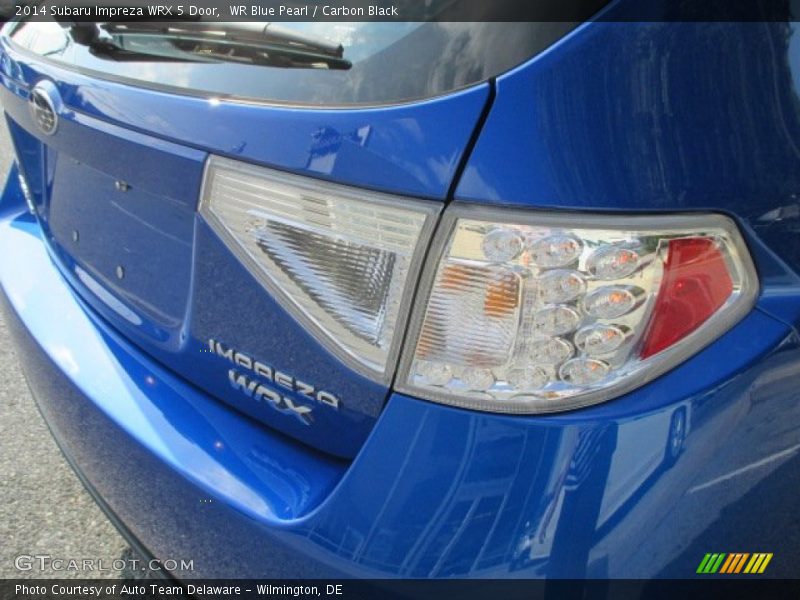 WR Blue Pearl / Carbon Black 2014 Subaru Impreza WRX 5 Door