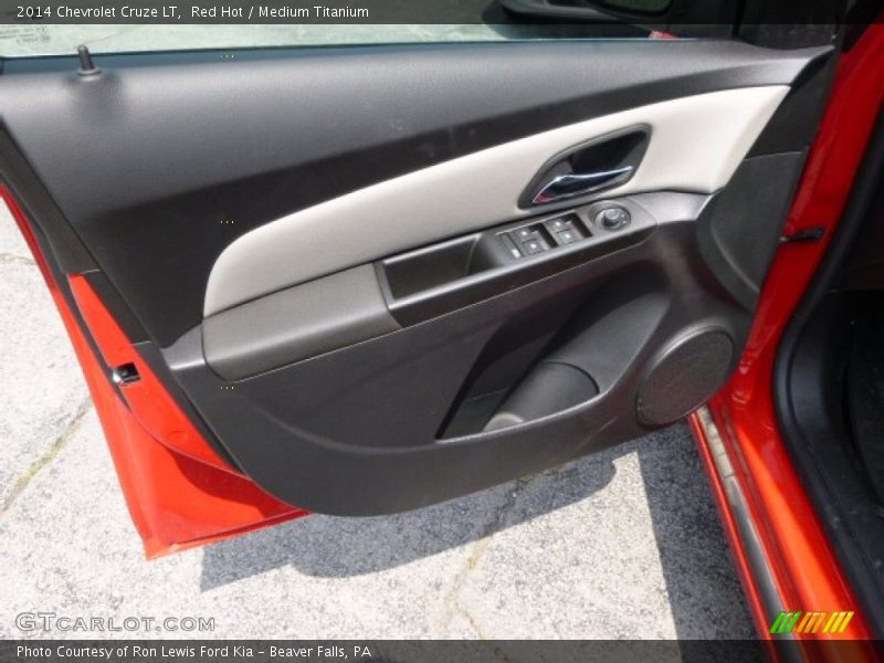 Red Hot / Medium Titanium 2014 Chevrolet Cruze LT